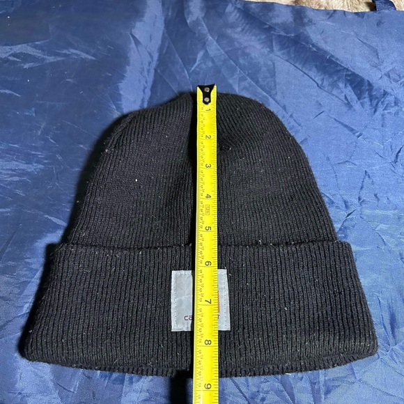 Carhartt Black Cap Beanie One Size Fits Most Hat Knit Acrylic - Picture 5 of 12